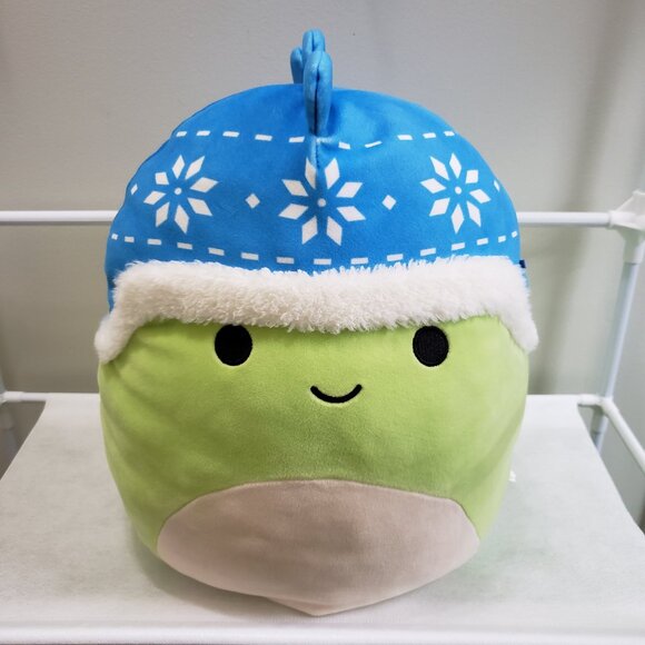 Squishmallows Danny The Dinosaur 12"  Winter Squad Plush - Picture 2 of 5